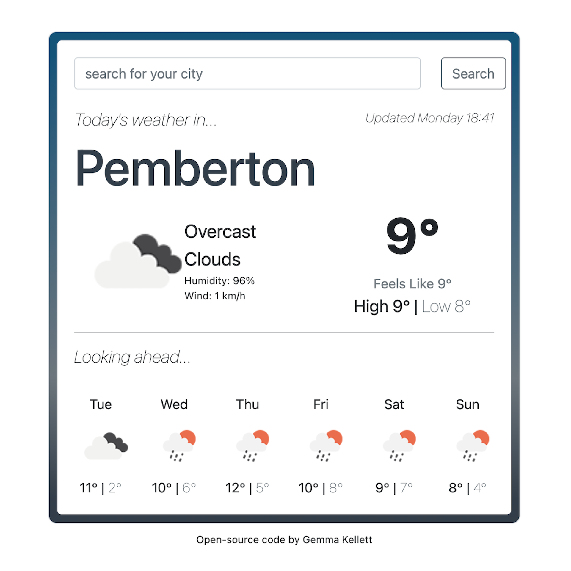 Weather App project